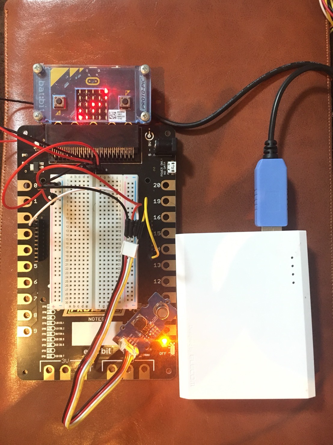 micro bitでアルコールチェック